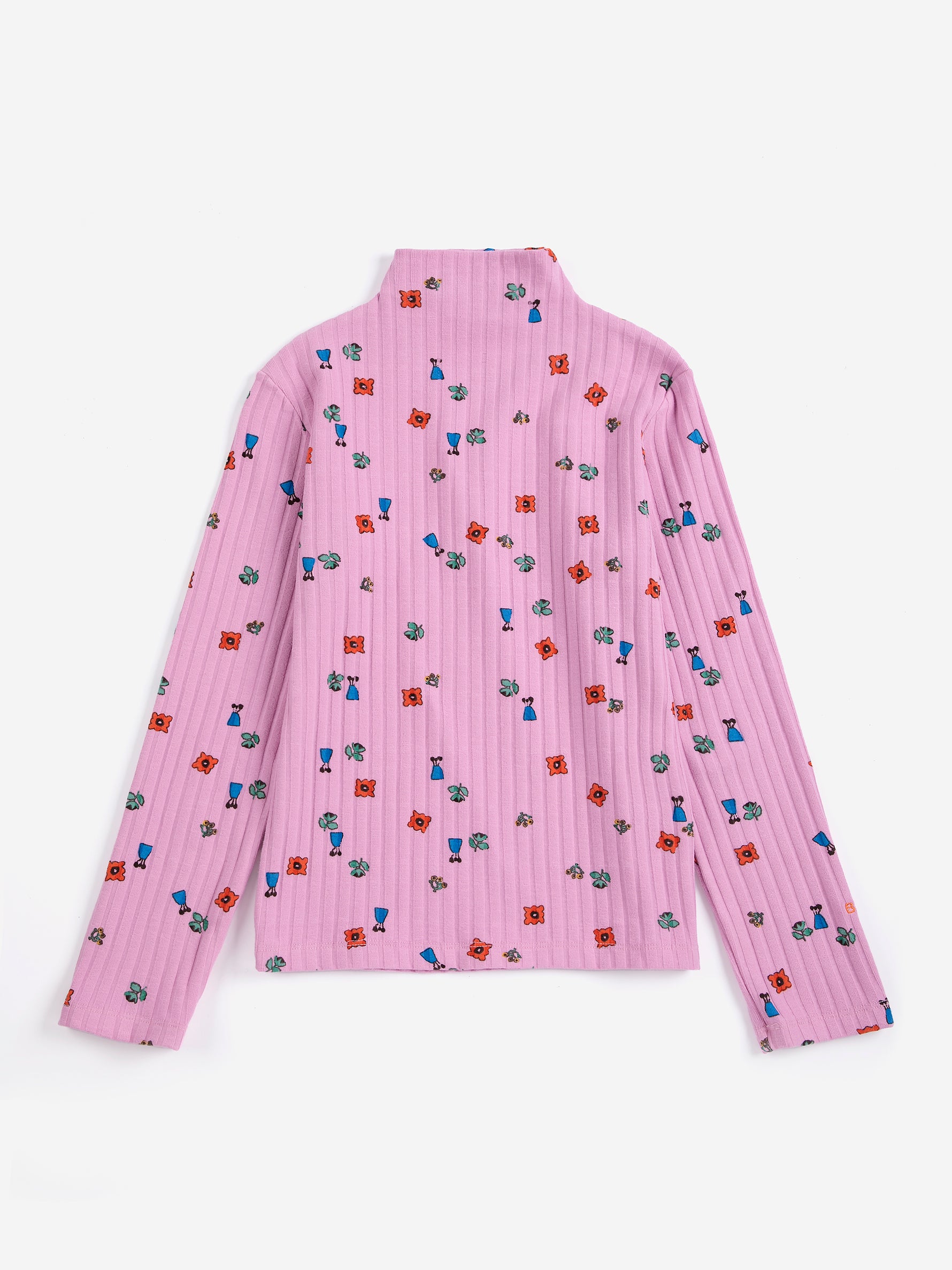 Blossom All Over Turtleneck T-Shirt