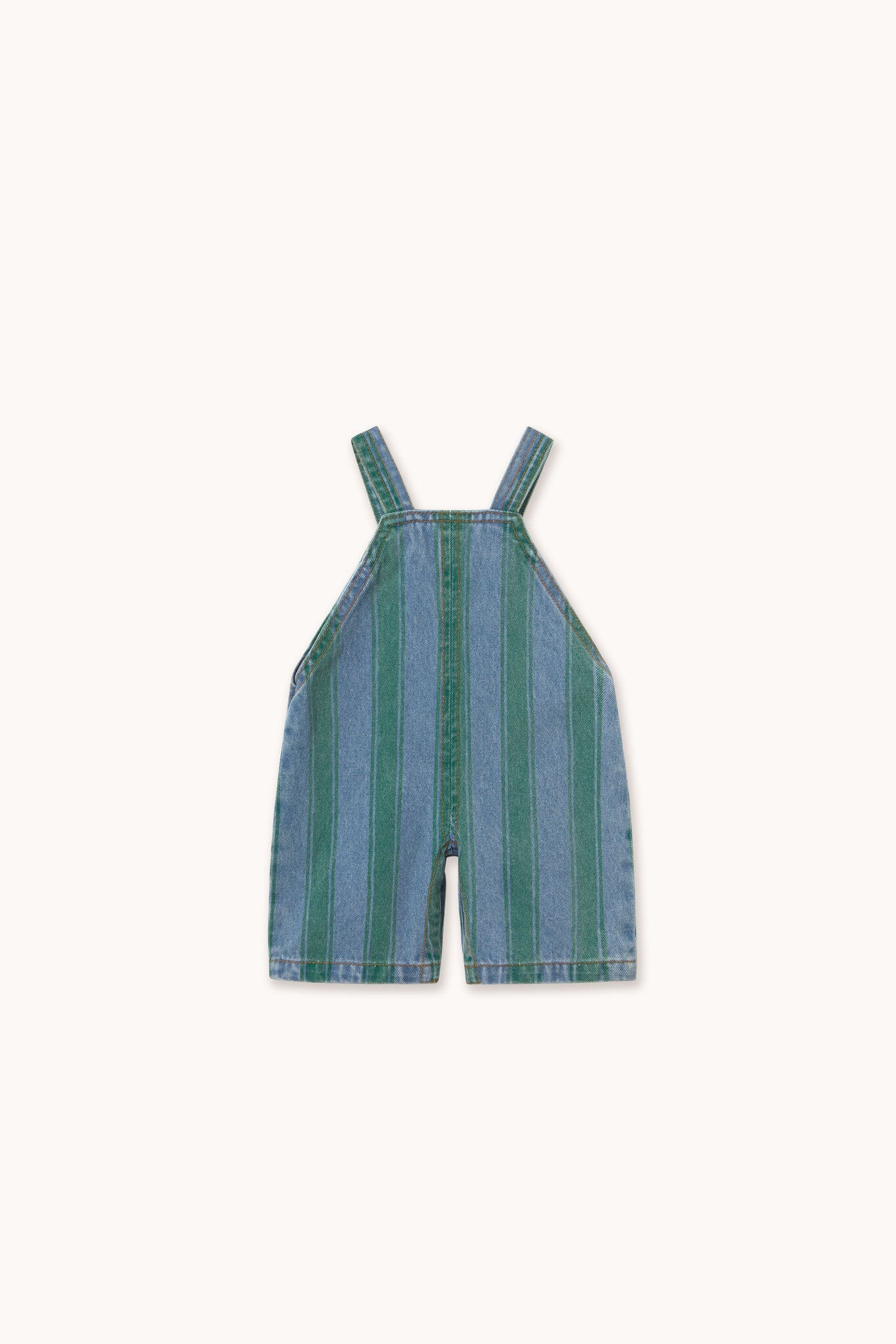 Retro Stripes Baby Denim Dungaree