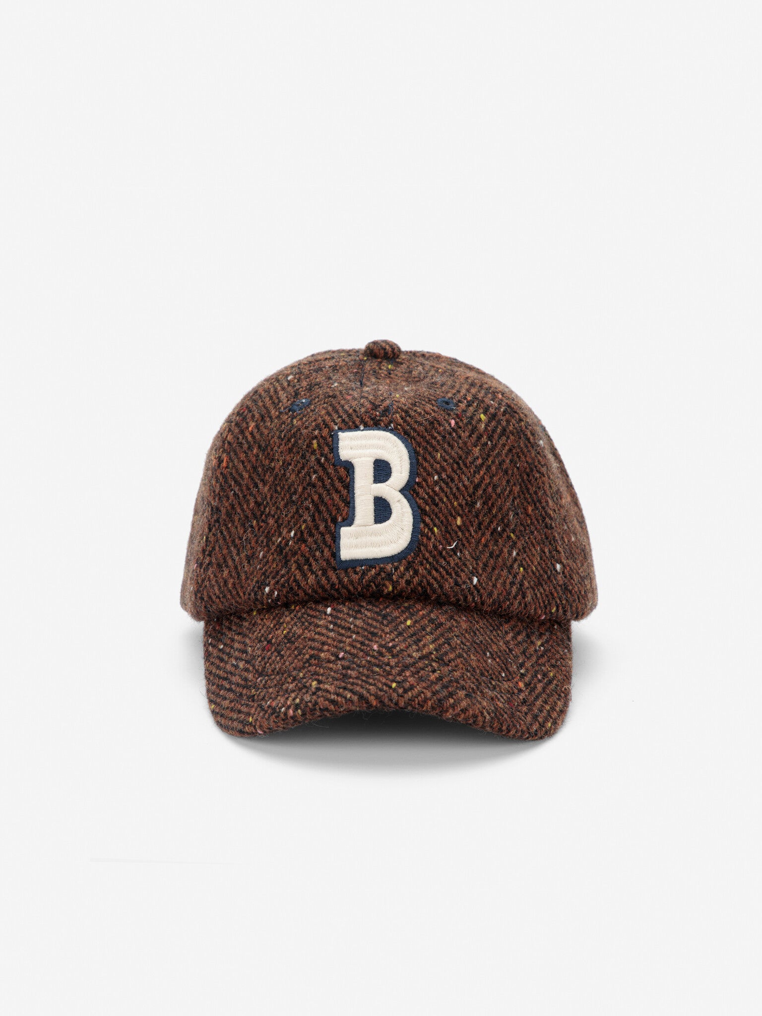 Bobo Choses wool blend cap dark brown