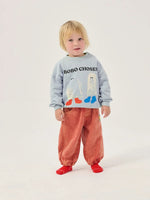 Booty Ghosts sweatshirt light blue