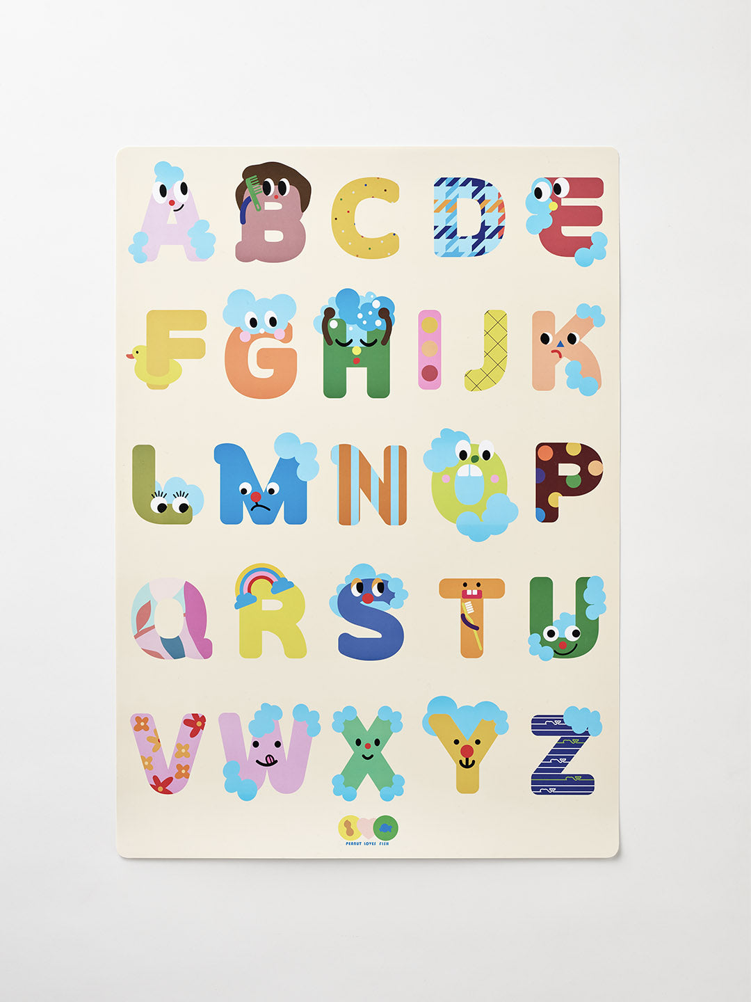 CREATIVE PLAY BATH STICKERS & POSTER SET – ALPHABET