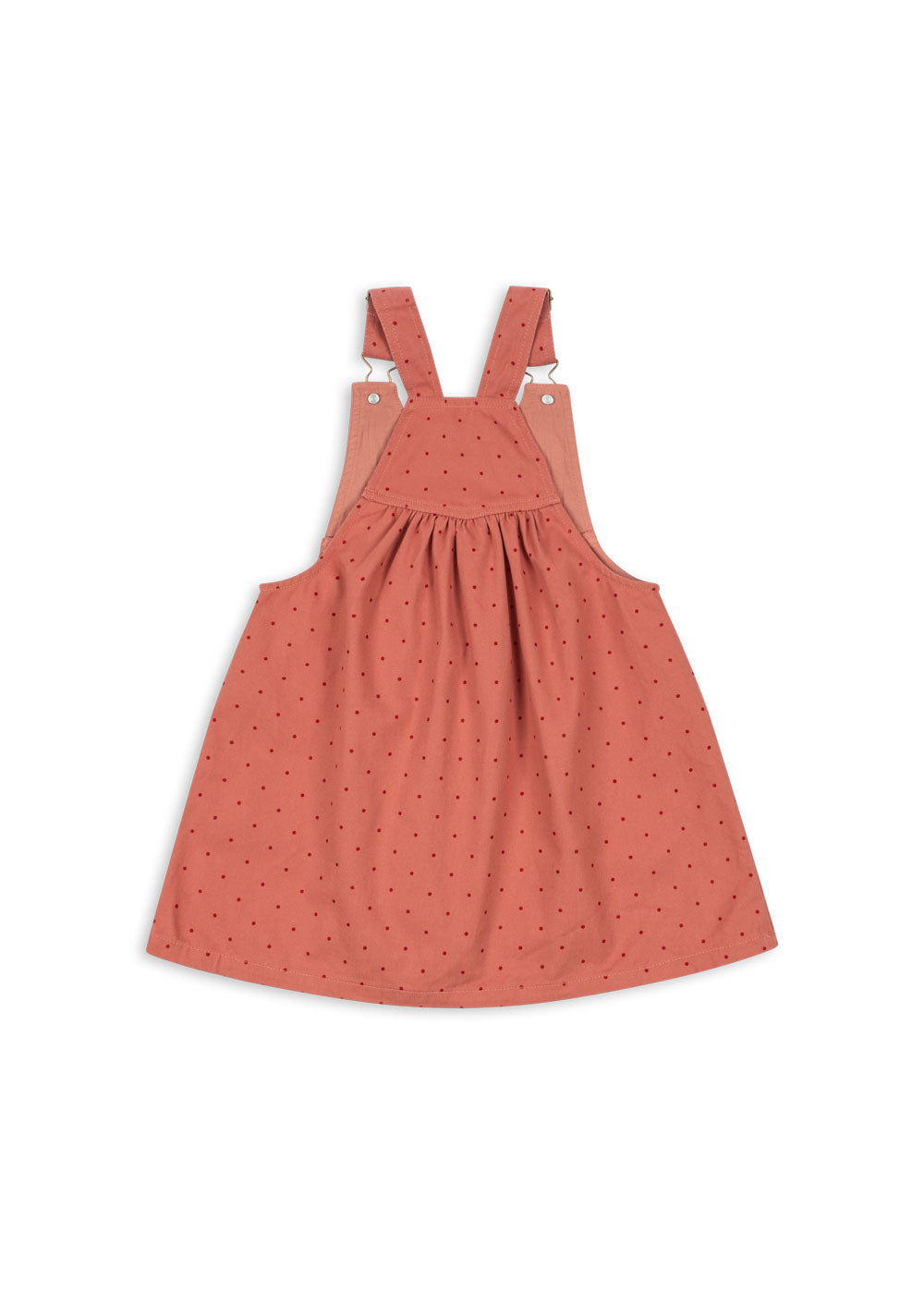 NOLA SPENCER DRESS GOTS - MAHOGANY DOT