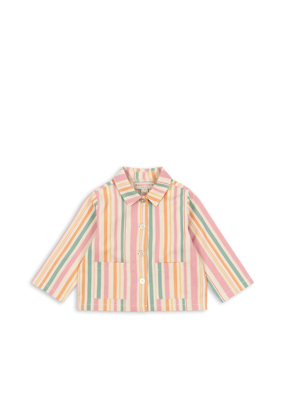 FRANKIE SHIRT JACKET GOTS - MIAMI STRIPE