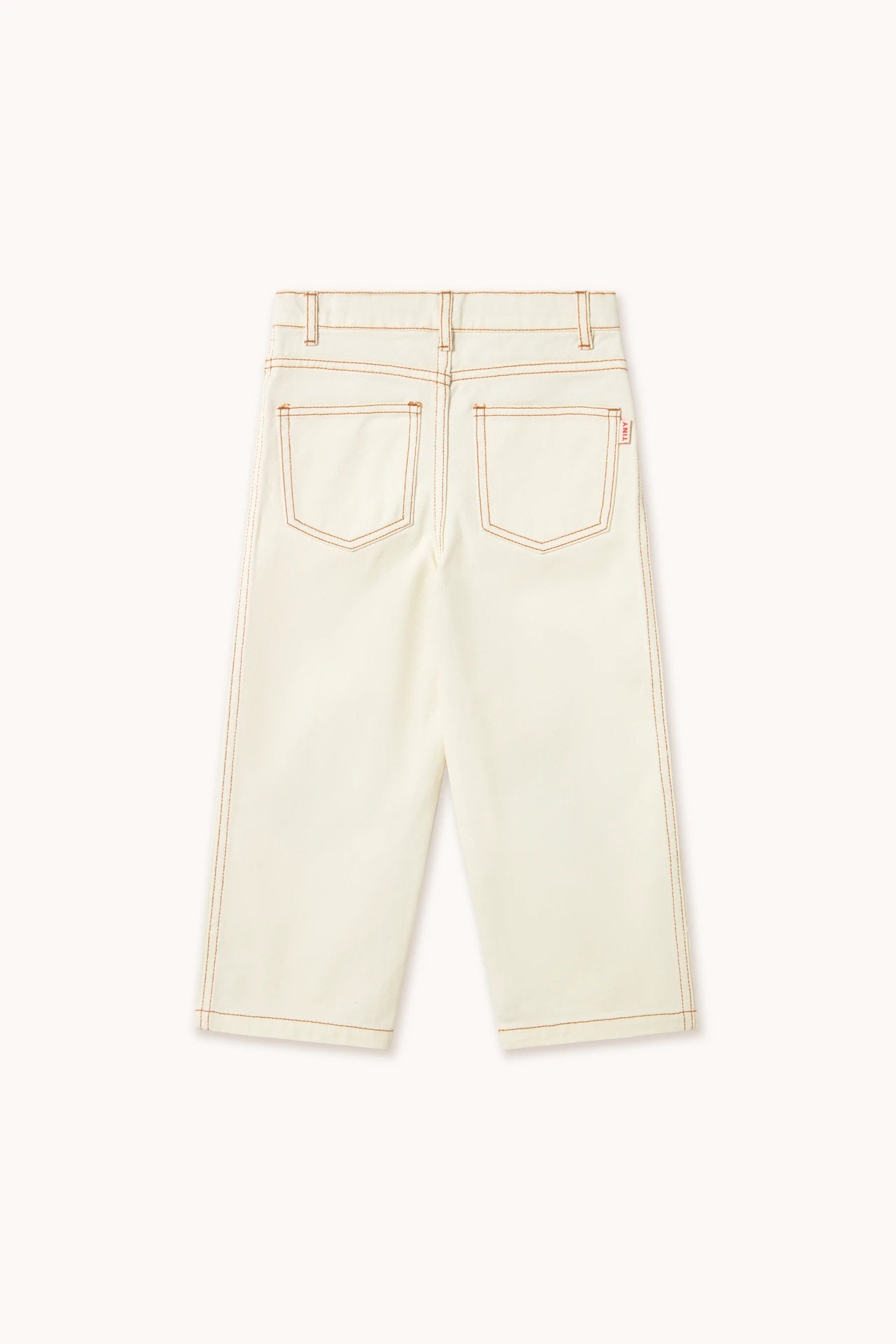 PRINTED JEANS - OFF WHITE