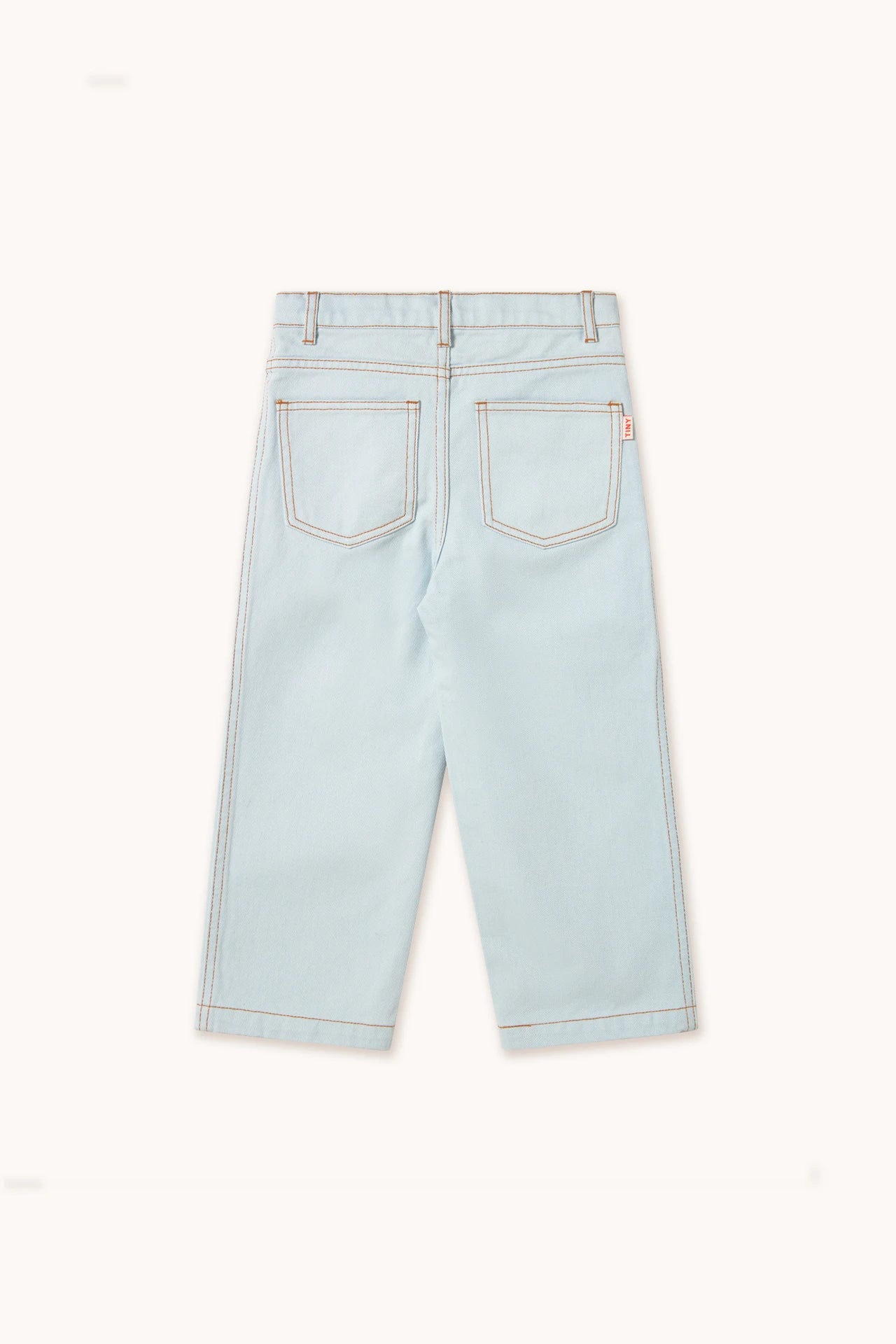 PRINTED JEANS - PASTEL BLUE