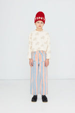 PINK STRIPES DENIM PANT