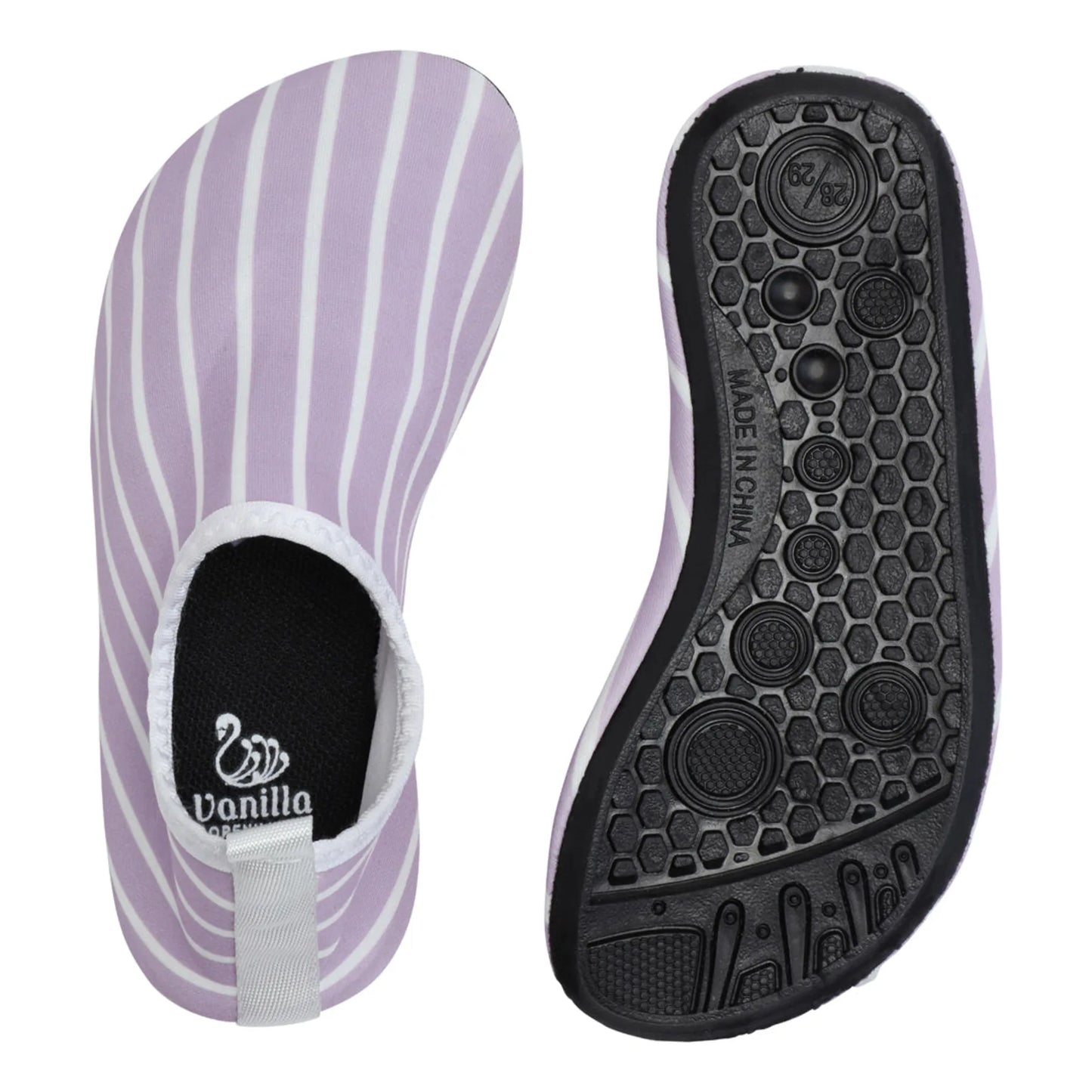 UV SWIM SHOES LUCY LAVENDER STRIPED