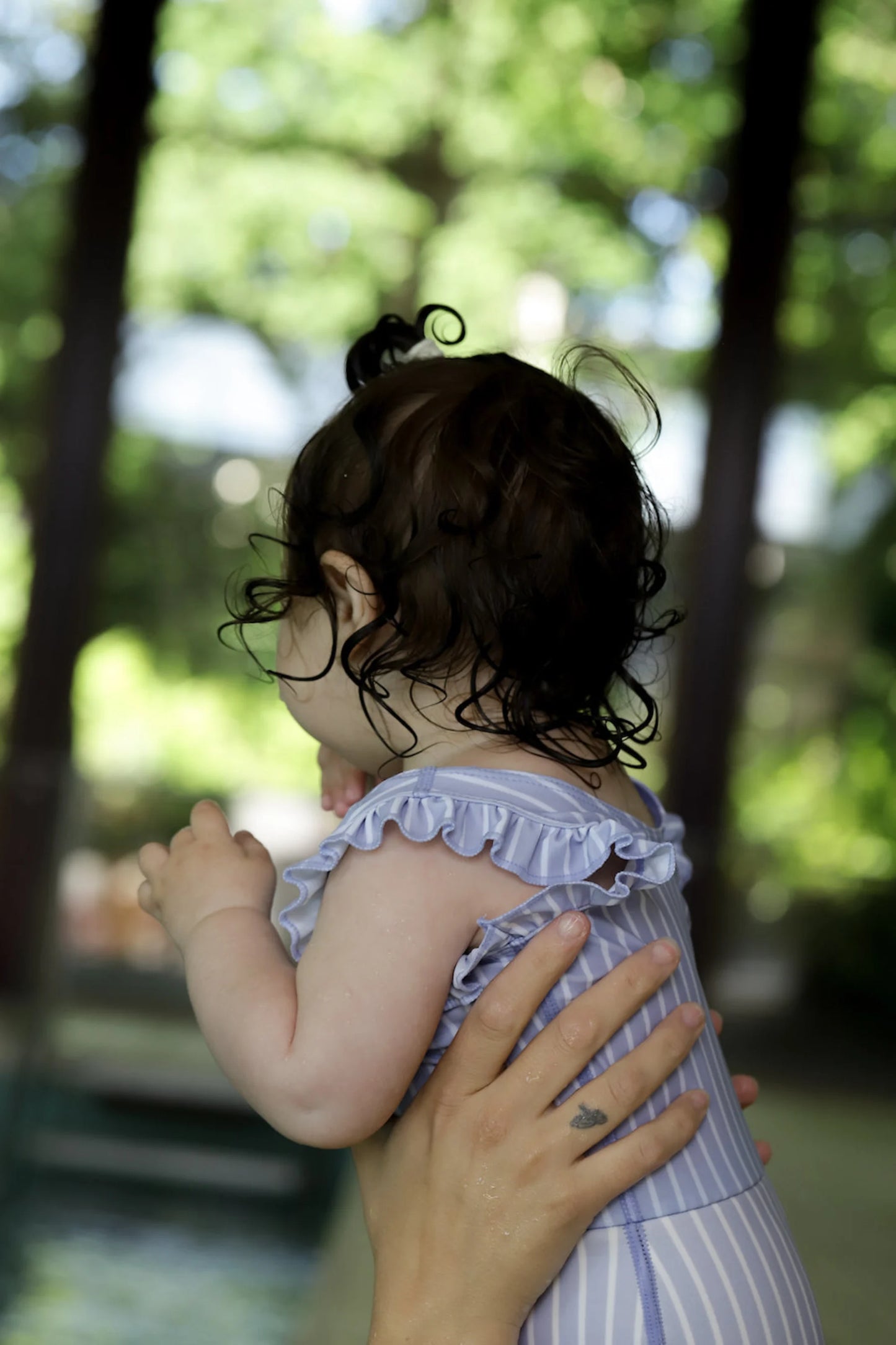 NEO SWIMSUIT LUCY LAVENDER STRIPED